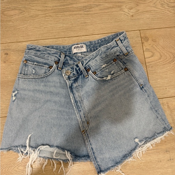 Agolde denim mini skirt - Picture 1 of 3
